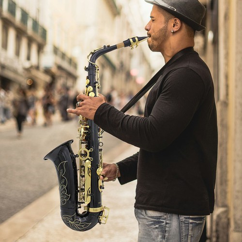 New brass alto saxophone - eb,